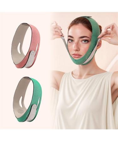 Zymjzbetic Facial Slimming Bandage Double Chin and Jawline Shaping Vline Lifting Facial Belt for Daily Use for Face Lifting Pink - Buy Online on GoSupps.com