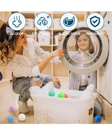 ZOCONE 8 Pcs Tumble Dryer Balls Reusable Silicon Drying Balls for Tumble Dryer 4 Large Size Laundry Balls for Washing Machine+4 Small Size Washing Machine Balls Laundry Dryer Balls with Storage Bag - Buy Online on GoSupps.com