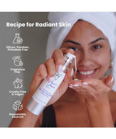 Vieve's Leaves Face Moisturizer for Sensitive Skin | Hydrating Blemish-Soothing Vegan Cream | Natural & Cruelty-Free - Buy Online on GoSupps.com