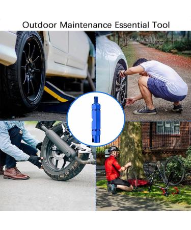 8 Pieces Bicycle Valve Adapter Set - Presta Valve Inserts & Caps for Easy Repair | SCLABER Universal Bike Adapter Tool - Buy Online on GoSupps.com