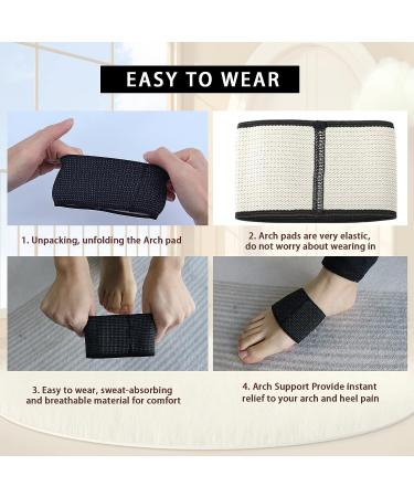 Plantar Fasciitis Relief + Copper Arch Support Brace (1 Pair) | Orthotic Support for Foot Pain, Flat Feet, High Arches | Women's Small Size - Buy Online on GoSupps.com