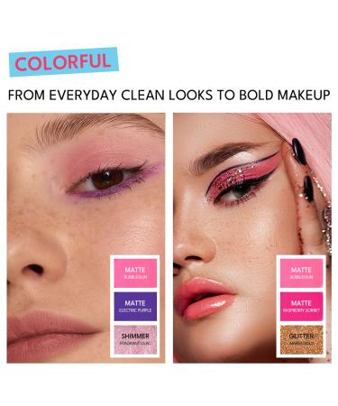 45 Shades Eyeshadow Palette | Highly Pigmented Makeup Collection for Vibrant & Long-Lasting Eye Looks - Matte Shimmer & Glitter - Buy Online on GoSupps.com