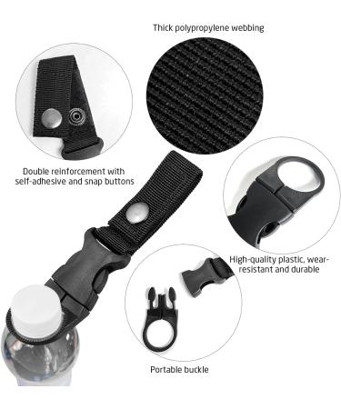 TAFACE 4 Belt Tape Water Bottle Buckles & 2 Silicone Hooks | Outdoor Gear | Durable & Versatile Water Bottle Bracket - Buy Online on GoSupps.com