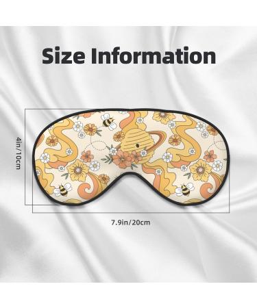 Shop Groovy Floral Adjustable Sleep Mask | Double-Sided Soft Eye Covers for Perfect Shading & Eye Edema Relief - International Shipping Available - Buy Online on GoSupps.com