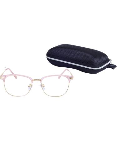Buy Joxigo Blue Light Filter Computer Glasses for Men & Women - UV Protection Case Included Anti-Headache Eye Fatigue Relief - Pink & Gold Gaming Glasses for PC TV Tablet - Buy Online on GoSupps.com