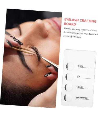 Housoutil Eyelash Board Eyelash Display Boards Lash Tools Lash Trays Hand Lash Holder Pallet Lash Plates Eyelash Pallet Holder Eyelash Grafting Tools Lady Tools Tile Acrylic Console Crystal - Buy Online on GoSupps.com