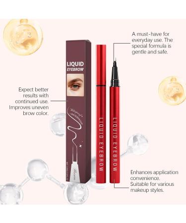  Generisch Liquid Eyebrow Pencil Sweatproof Eyebrow Pencil Fast Pigment Makeup for Women Adults Lovers Friends Mothers Wife Girls and - Buy Online on GoSupps.com