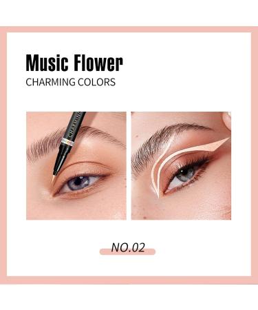 Music Flower Coloured Waterproof Liquid Eyeliner Pencil - Smudge-Proof & Long-Lasting | Multiple Shades Available | Easy Control Flexible Pencil - Buy Online on GoSupps.com