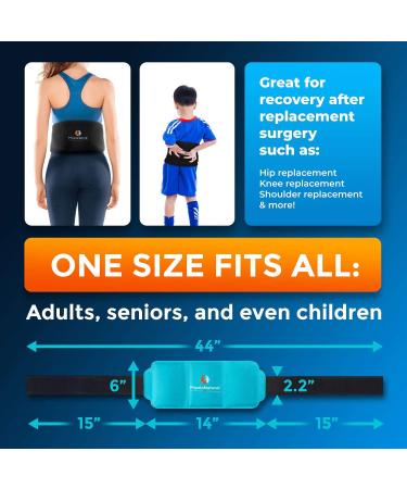 Reusable Gel Pack for Cold Therapy - Instant Relief for Back Pain, Sore Shoulders, Swollen Knees - Ideal for Injuries, Arthritis, Sprains, Aches - Surgery Recovery - Buy Online on GoSupps.com