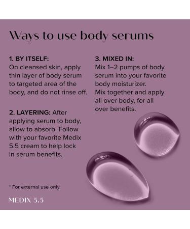 MEDIX Retinol Body Lotion + 20% Vitamin F Booster Serum Moisturizer 2PC Skin Care Set | Crepey Skin Care Treatment | Retinol Body Cream Targets Appearance Of Sagging Crepe Skin & Wrinkles 2PC Set Retinol Body Cream + Vitam  - Buy Online on GoSupps.com
