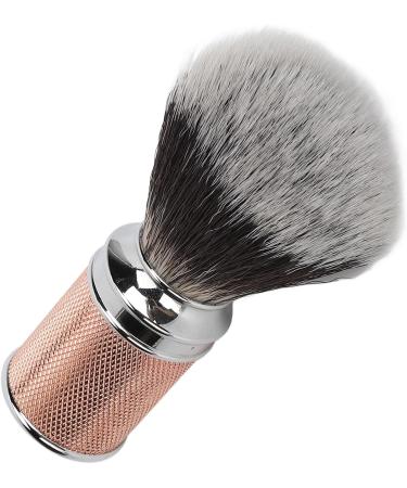 Men's Shaving Brushes - Nylon Hair Salon Brush Aluminum Alloy Handle Synthetic Foam Tool - Perfect Father's Day & Gift for Friends - Rose Gold - Buy Online on GoSupps.com