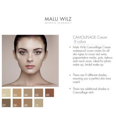 Malu Wilz Beaut Camouflage Cream - 6g Walnut Brown Squirrel | Buy Internationally - Best Concealer for Flawless Skin - Buy Online on GoSupps.com