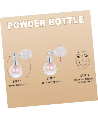 Didiseaon 1pc Body Air Bag Powder Womens Fragrances Body Highlighter Sprayer Sequins Pink Bride Loose Powder Pink medium - Buy Online on GoSupps.com