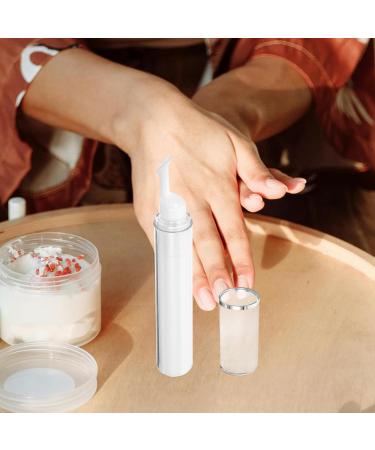 Beaupretty Airless Cosmetic Cream Pump Bottle 15ml Eye Cream Tube Travel Size Dispenser Refillable Skincare Containers Foundation Pump Bottle for Shampoo - Buy Online on GoSupps.com