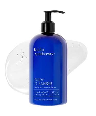 Natural Body Wash | Cleanse Hydrate Soften | Sulfate-Free Foaming Lather | Deep yet Gentle Non-Drying Shower Gel | Handcrafted in Small Batches | All Skin Types incl. Sensitive Skin | Men & Women French Lavender & Spanish Sage