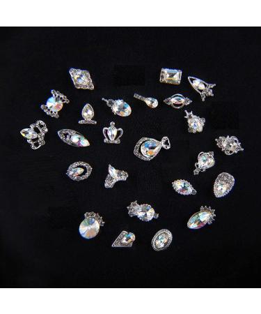 48pcs Nail Crystal AB Rhinestones for 3D Nails Art Decoration - 24 Shapes - Buy Online on GoSupps.com