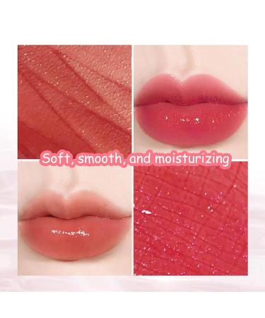Shiny Lip Gloss & Lip Oil Set - 4 PCS Juicy Hydrating Gloss for Dry Lips | Non-Sticky Gift Kit for Women - Buy Online on GoSupps.com