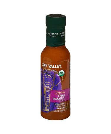 Sky Valley Organic Thai Peanut Sauce, 14.5 oz - 6 Pack - Buy Online on GoSupps.com