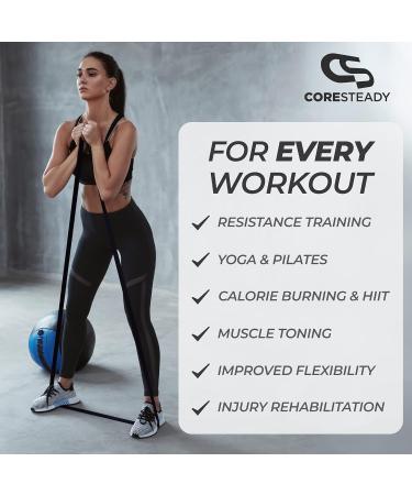 Coresteady Pull Up Bands & Resistance Bands - Heavy Duty Rubber Loop Bands for Men & Women - Build Power & Muscle - Fitness Training Assist for Pull Ups & Exercise (Red/Black/Purple/Green) - Buy Online on GoSupps.com