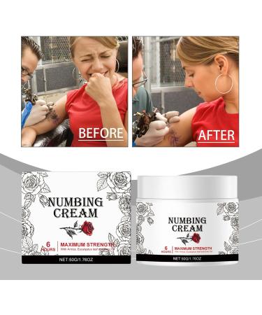 Skin Numbing Cream Numbing Cream For Piercings 50 Grams Moisturizing Body Lotion Red Skin Relief For Hands Shoulders Back Women Daily Use Home Travel And Outdoor Activity - Buy Online on GoSupps.com