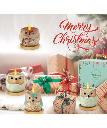 Scented Owl Candles - Perfect Birthday Gifts for Women | 6 Pack Aromatherapy Candles - Unique Owl Gifts for Mother's Day & Thanksgiving - Buy Online on GoSupps.com