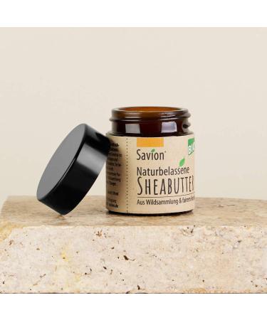 Savion Savion Natural Shea Butter | Organic & Fair Trade | For Skin and Hair | Pure Shea Butter | 100% Natural Shea Butter (30 ml)
