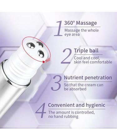 Retinol Eye Cream Anti-age Eye Cream Moisturizing Eye Cream Against Wrinkles with Hyaluronic Acid and Caffeine for Men and Women 20ml - Buy Online on GoSupps.com