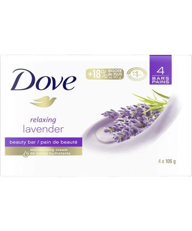 Dove Original Beauty Bar and Dove Relaxing Beauty Bar (Lavender) | Bundle of Moisturizing Bars for Clean and Soft Skin white+ cleanser - Buy Online on GoSupps.com