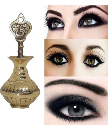 Surma Kajal Powder Storing Surme Dani - Matte Black Finish | For Women & Girls - Buy Online on GoSupps.com