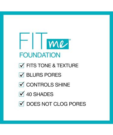 Maybelline Fit Me Matte + Poreless Liquid Foundation Natural Beige 1 fl oz - Oil-Free Formula - Pack of 1 - Buy Online on GoSupps.com