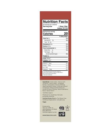 Teeccino Mushroom Herbal Coffee - Cordyceps & Schisandra, Caffeine-Free Medium Roast - 10 oz (284 g) - Buy Online on GoSupps.com