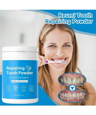 BommFu Toothpaste for intensive cleaning of tooth powder instant 50 g tooth powder cleaning daily hygiene bathroom routine travel morning at home - Buy Online on GoSupps.com