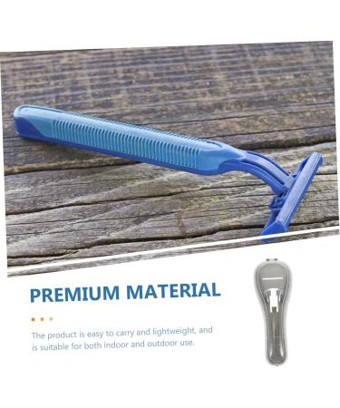 Beaupretty Travel Razor Storage Box - Shopproof Etui Holder for Men - Gray Razor Case 16.5x6x3.5cm - Ideal for Shower Use - Buy Online on GoSupps.com