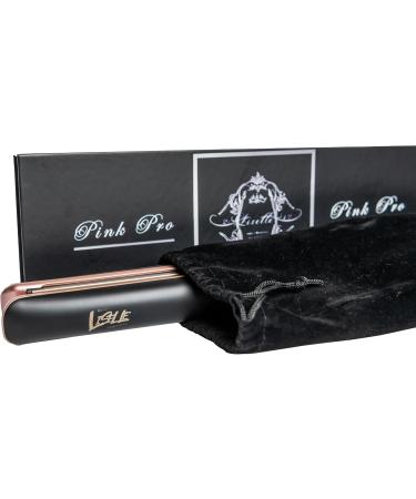 Buy Pink Pro 2-in-1 Straightener & Curling Iron Combo Titanium Travel Flat Iron with Adjustable Temperature | Fast Heating Hair Styling Tools - Buy Online on GoSupps.com