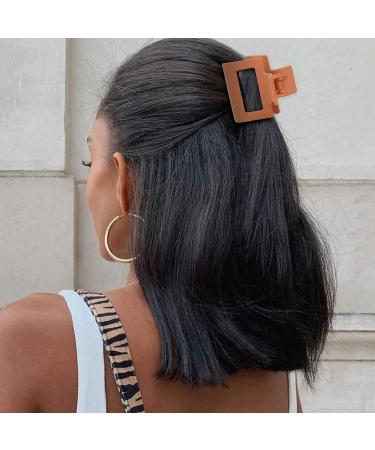 4 Pack Hair Clips for Women 2.1" Large Claw Clip Strong Hold Hair Clips for Thick & Thin Hair Non Slip Hair Clips for Styling Fashion Matte Hair Accessories 4 Different Color - Buy Online on GoSupps.com
