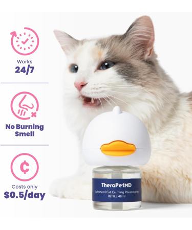 Cat Calming Diffuser 60 Day Starter-Kit Advanced Cat Pheromones Calming Diffuser Anti-Anxiety and Cat Pheromone Diffuser for Kittens and Cats - Buy Online on GoSupps.com