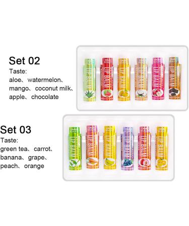 2 in 1 Rouge Baume l vres color Peach Shine Baume a levres teinte Transparent Changement hydrater Adoucir Longue Tenue dur e imperm able Maquillage Cadeau Femme Filles Pack de 6 - Buy Online on GoSupps.com