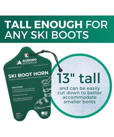 Premium Ski Shoe Puller | Ultimate Boot Horn for Skiing & Snowboarding | Alleviates Foot Pain & Eases Boot Insertion for All Ski Boots - Buy Online on GoSupps.com