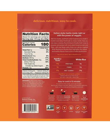 RightRice Risotto Variety Pack - 6oz (Pack of 6) - High Protein Vegan Non-GMO Gluten Free - Buy Online on GoSupps.com