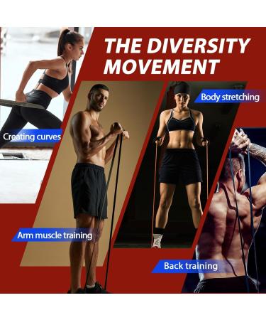 LEEKEY Resistance Bands Set - Versatile Pull Up Assist & Workout Bands for Men & Women | 15-125LBS - Ideal for Fitness Training Physical Therapy & Home Workouts - Buy Online on GoSupps.com