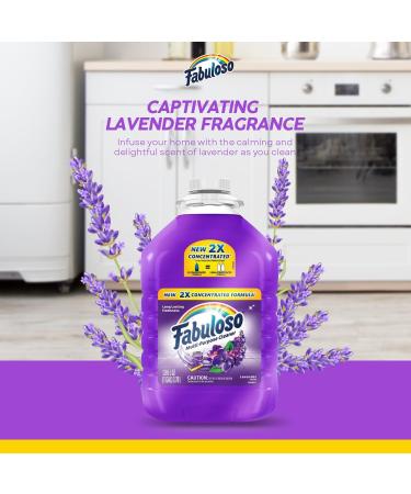 Fabuloso Multi-Purpose Cleaner 1 Gallon - Lavender Scent 2x Concentrated Formula for Floors Counters & Windows - Includes PD Ship Safe Bag | International Shipping Available - Buy Online on GoSupps.com