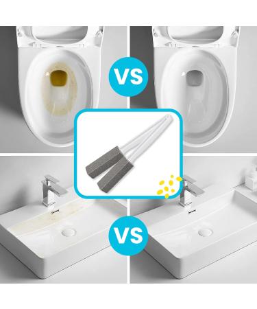 Simple Life Pumice Stone Toilet Bowl Cleaner - Extra Long Handle Scouring Stick for Stains in Toilets Grills Tiles & Pools - 2 Pack - Buy Online on GoSupps.com