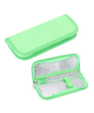 Portable Insulin Coller Bag Compact Protective Insulin Carrying Case Stitched Layer with Zipper for Outdoor(Style 1)