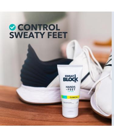 SweatBlock Antiperspirant Lotion for Hands & Feet | CLINICAL STRENGTH for Men & Women | Hyperhidrosis Aid to Stop Excessive Sweating (2 Pack) 1.69 Fl Oz (Pack of 2) Original Hand & Foot Lotion - Buy Online on GoSupps.com