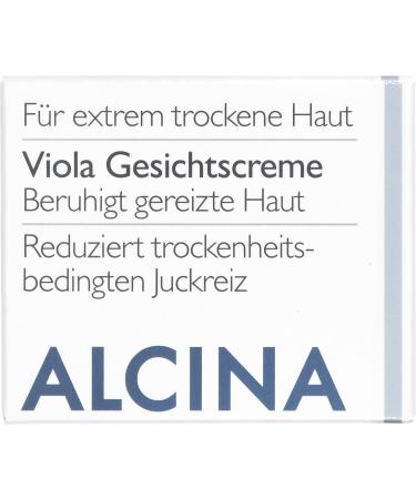  ALCINA ALCINA Viola Face Cream - 1 x 50 ml - Dry Skin - Reduces itching associated with dryness - Prevents dandruff - Buy Online on GoSupps.com