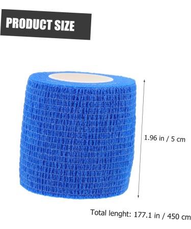 FRCOLOR 6pcs Elastic Self-Adhesive Cat & Dog Accessories - Portable Dark Blue Finger Wraps for Pets - Convenient 450x5CM Pet Care Solutions - Buy Online on GoSupps.com