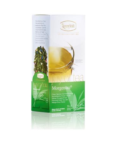 Ronnefeldt Morgentau "Joy of Tea" - Green tea with mango-citrus flavor 15 tea bags 37.5 g 15 pieces (1 pack) - Buy Online on GoSupps.com