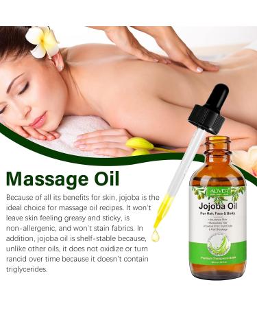 Organic Jojoba Oil 60ml - 100% Pure Cold-Pressed for Hair Face & Body | Vitamin E Rich Cruelty-Free Jojoba Oil - Buy Online on GoSupps.com