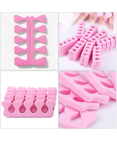 Buy Lasieyo 50 Peach Herz Heart Dividers - Soft Foam Toe Spreader for Nail Polish Nail Art & Pedicure | Cotton Finger Separators - International Shipping Available - Buy Online on GoSupps.com