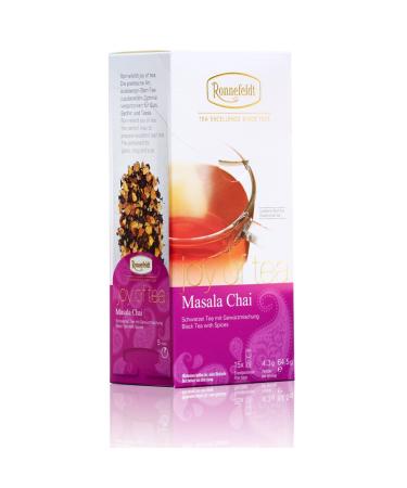 Ronnefeldt Masala Chai "Joy of Tea" - Black tea with spice mixture 15 tea bags 64.5 g 15 pieces (1 pack) - Buy Online on GoSupps.com
